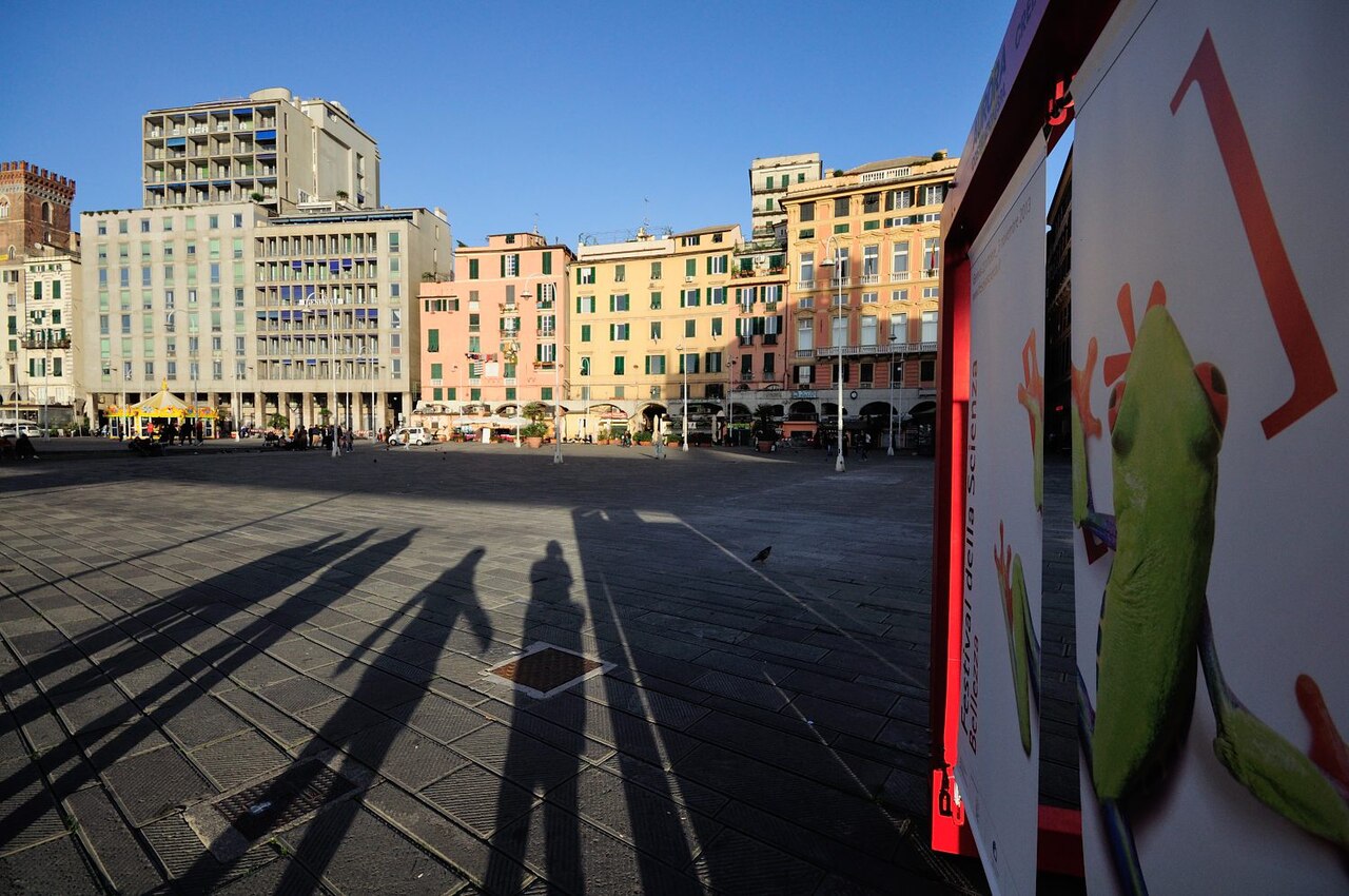 Installazione interattiva al Festival della Scienza di Genova